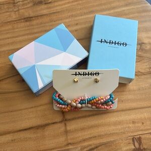 Indigo Authority - Monarch Pastel Bracelet & Earring Set